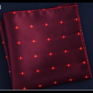 Red pocket square